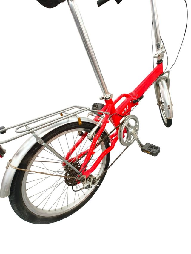 BICICLETA PLEGABLE DOMYOS PS 8.0 ROJA