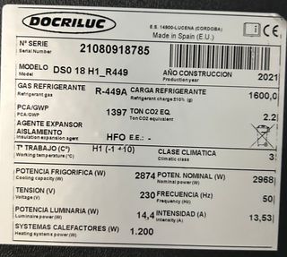 VITRINA MURAL DS0 18 - DOCRILUC