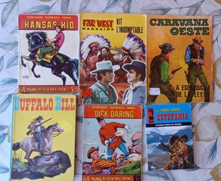 Comic Novelas del Oeste Lote de 19 ejemplares.
