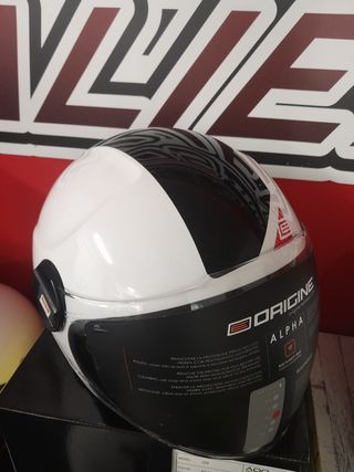 Casco Origine Blanco y Negro