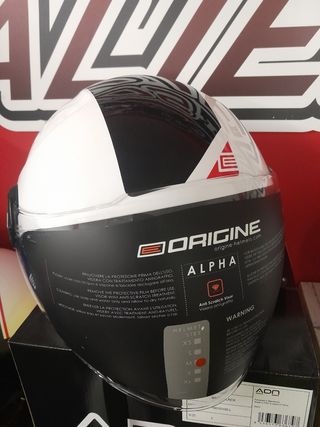 Casco Origine Blanco y Negro