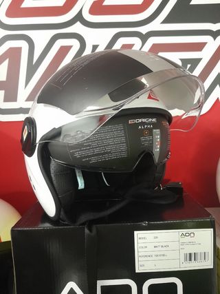 Casco Origine Blanco y Negro