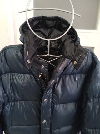 Chaquetón de plumas reversible