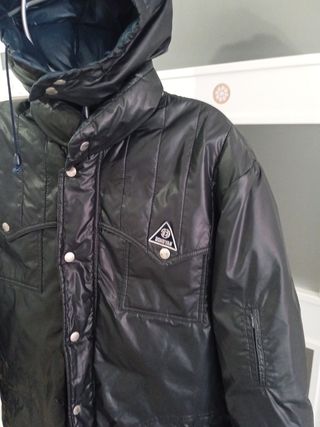 Chaquetón de plumas reversible