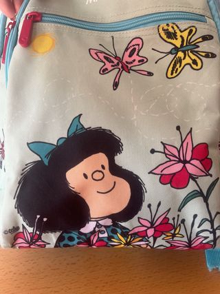Mochila Mafalda con mariposas
