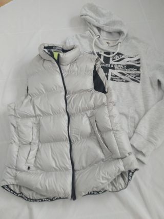 Sudadera y chaleco hombre talla S