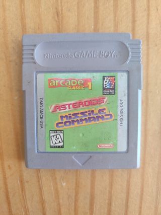 Nintendo Game Boy Asteroids Missile Command