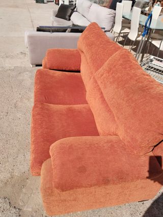 Sofá de 2 plazas naranja