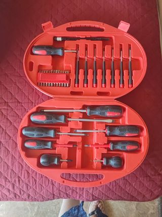 Juego Destornilladores y Puntas Intercambiables