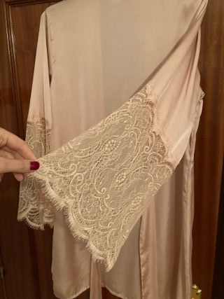 Bata Kimono novia Hunkemöller rosa