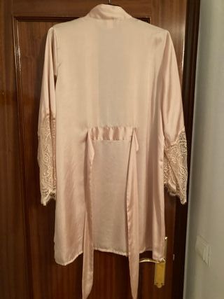 Bata Kimono novia Hunkemöller rosa