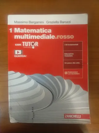 Libro matematica multimediale rosso Vol.1
