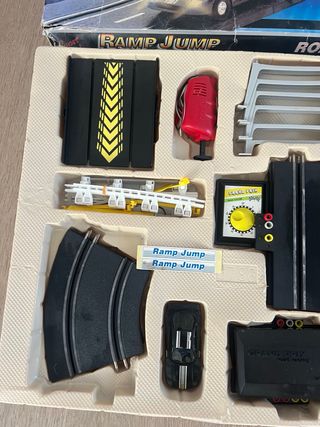 Scalextric Ramp Jump & Tip Bridge Road Race Set