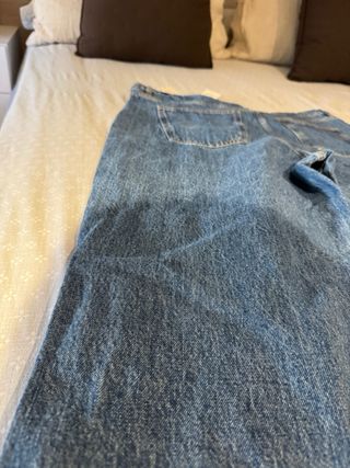 Pantalón tejano ancho azul