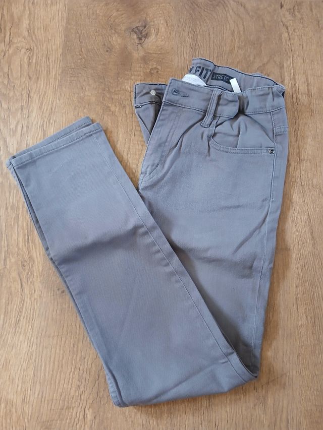 Calça H&M Cinza 13/14 Anos Pouca elasticidade