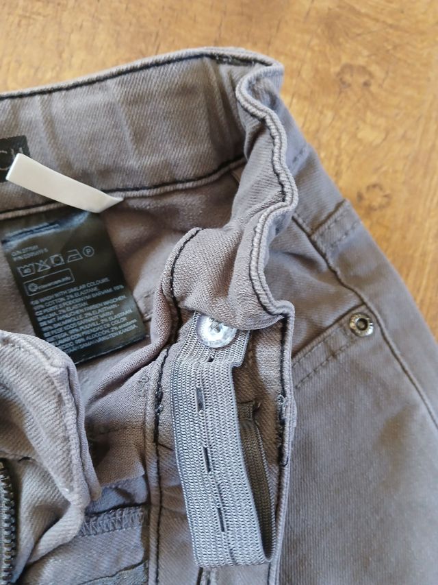 Calça H&M Cinza 13/14 Anos Pouca elasticidade