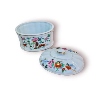 Caixa com Tampa Vista Alegre - Motivos Florais