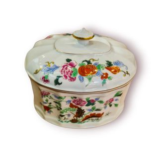 Caixa com Tampa Vista Alegre - Motivos Florais