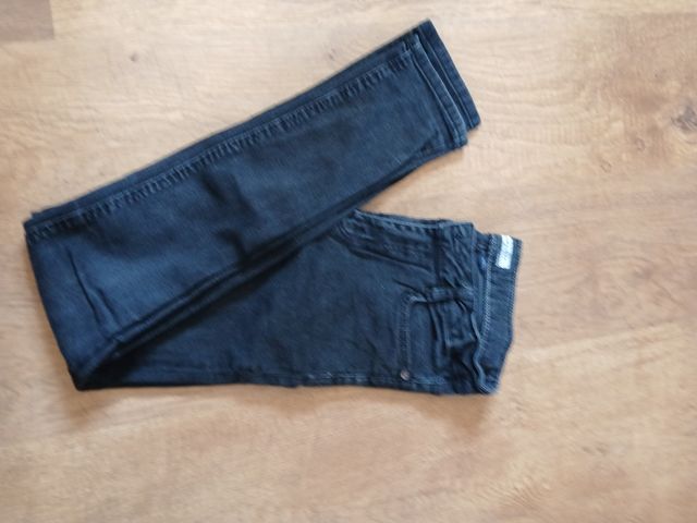 Calça ganga preta XS 14 anos