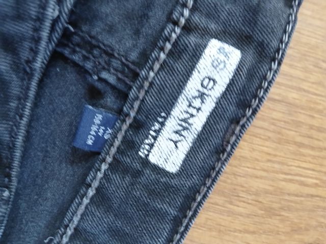 Calça ganga preta XS 14 anos