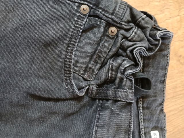 Calça ganga preta XS 14 anos