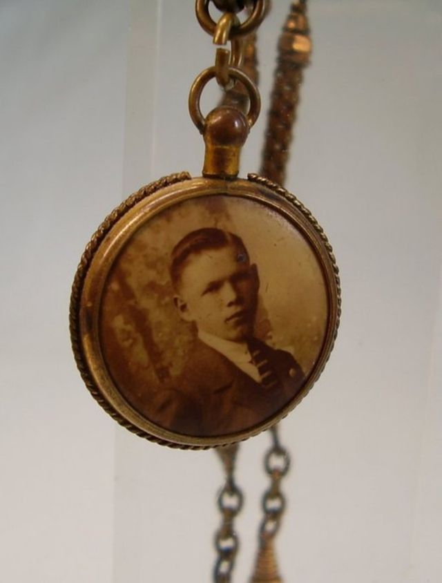 Collar con reloj Schaumgol /doble de oro 