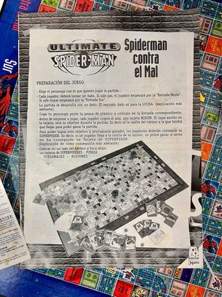 Juego de mesa Spiderman contra el Mal