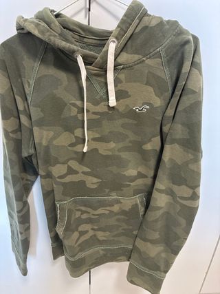 Sudadera Hollister Camuflaje Verde