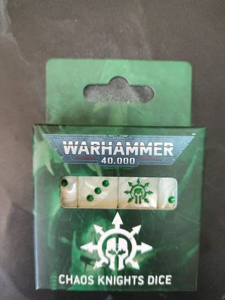 Dados Warhammer 40,000 Chaos Knights