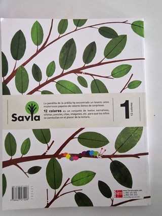 Lecturas: 12 colores. 1 Primaria. Savia