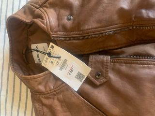 Cazadora Bomber Oversize Marrón XS