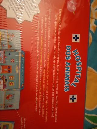 Hospital dos Animais Caixa-cenário Livro Histórias