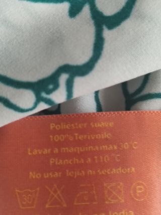 Vestido caftán de Sun Rose Fashions- Verde- Blanco