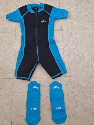 Traje neopreno niño Spyro T2 y calcetines