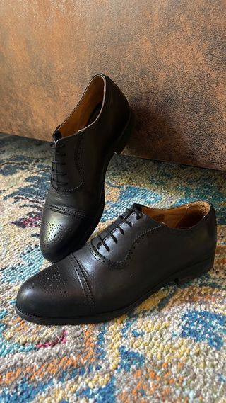 Zapatos Oxford Cloking Negros Talla 43