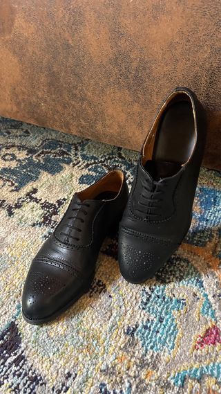Zapatos Oxford Cloking Negros Talla 43