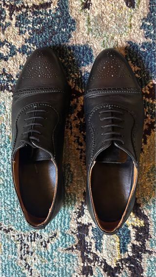 Zapatos Oxford Cloking Negros Talla 43