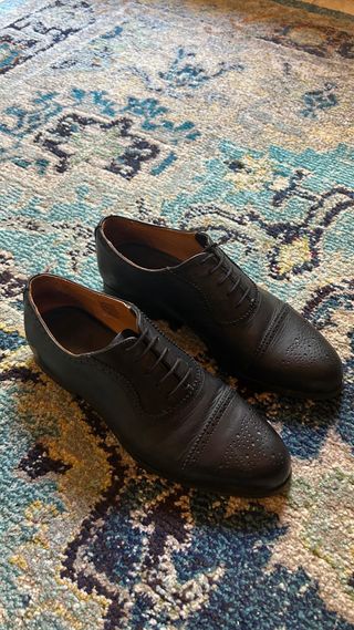 Zapatos Oxford Cloking Negros Talla 43