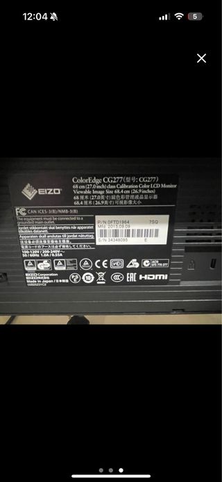 Monitor Eizo GC277 27 IPS 2560x1440