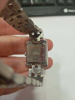 Reloj Lotus Mujer Vintage Oro y Plata. Cristal rot