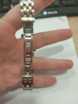 Reloj Lotus Mujer Vintage Oro y Plata. Cristal rot