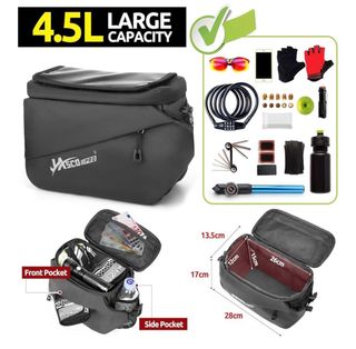 Bolsa Manillar Bicicleta 4.5L 3en1