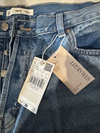 Pantalón tejano ancho