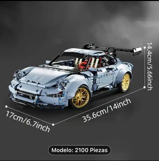 Coche a escala Porsche 2100 piezas