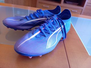 Botas de fútbol Puma azules