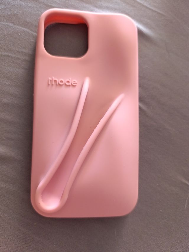 Capa móvel rosa para iPhone sem brilho