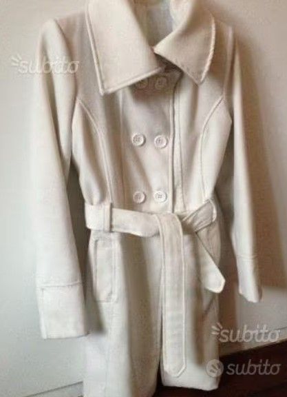 Abrigo Gabardina Blanco