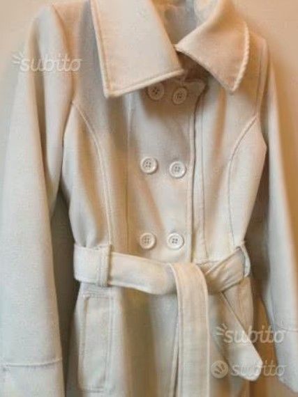 Abrigo Gabardina Blanco