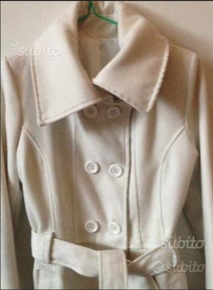 Abrigo Gabardina Blanco