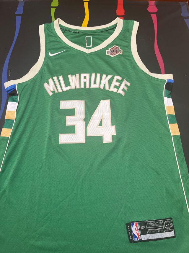 Camiseta Milwaukee Bucks #34 Giannis Antetokounmpo